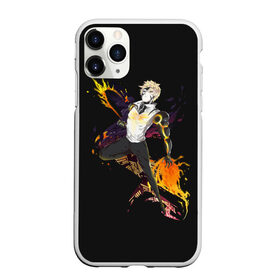 Чехол для iPhone 11 Pro матовый с принтом Генос One Punch Man , Силикон |  | anime | one punch man | аниме | анимэ | бэнг | ван панч мэн | ванпанчмен | генос | кинг | сайтама | соник | супер герой | торнадо | уан панч мен