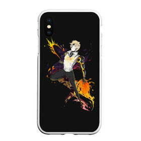 Чехол для iPhone XS Max матовый с принтом Генос One Punch Man , Силикон | Область печати: задняя сторона чехла, без боковых панелей | Тематика изображения на принте: anime | one punch man | аниме | анимэ | бэнг | ван панч мэн | ванпанчмен | генос | кинг | сайтама | соник | супер герой | торнадо | уан панч мен