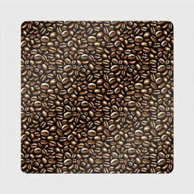 Магнит виниловый Квадрат с принтом Кофе в Зёрнах , полимерный материал с магнитным слоем | размер 9*9 см, закругленные углы | americano | coffee | espresso | latte | nescafe | американо | бариста | бармен | капучино | кофе | кофевар | кофейные зерна | кофейня | кружка кофе | латте | макиато | моккачино | мокко | нескафе | чай | чашка кофе | шоколад