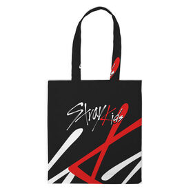 Шоппер 3D с принтом STRAY KIDS , 100% полиэстер | Плотность: 200 г/м2; Размер: 34×35 см; Высота лямок: 30 см | bang chan | changbin | felix | han | hyunjin | i.n. | k pop | lee know | seungmin | skz | stray kids | идолы | к поп