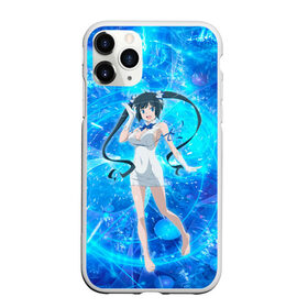 Чехол для iPhone 11 Pro матовый с принтом Гестия , Силикон |  | dungeon ni deai wo motomeru no wa machigatteiru darou ka | godess | hestia | kami | богиня | гестия | может | я встречу тебя в подземелье