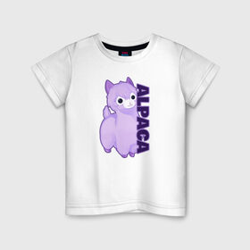 Детская футболка хлопок с принтом Alpaca , 100% хлопок | круглый вырез горловины, полуприлегающий силуэт, длина до линии бедер | 1 годик | love | дети | детские | любовь | малыш | малыши | ребенок