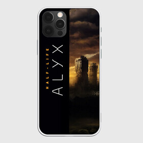 Чехол для iPhone 12 Pro Max с принтом Half-Life Alyx , Силикон |  | half life | half life alyx | аликс | апокалипсис | город | игра | игроман | компьютерная | подарок | пост апокалипсис | халф лайф | шутер