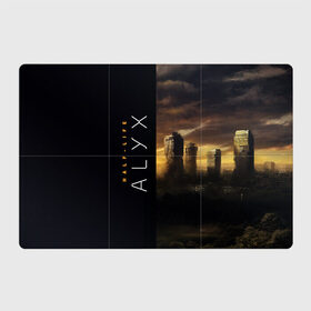 Магнитный плакат 3Х2 с принтом Half-Life Alyx , Полимерный материал с магнитным слоем | 6 деталей размером 9*9 см | half life | half life alyx | аликс | апокалипсис | город | игра | игроман | компьютерная | подарок | пост апокалипсис | халф лайф | шутер