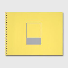 Альбом для рисования с принтом Цвет года , 100% бумага
 | матовая бумага, плотность 200 мг. | 13 0647 illuminating | 17 5104 ultimate gray | 2021 | pantone