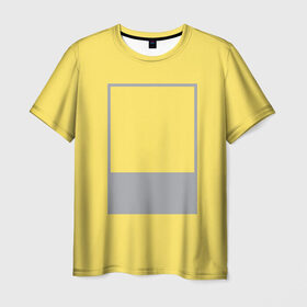 Мужская футболка 3D с принтом Цвет года , 100% полиэфир | прямой крой, круглый вырез горловины, длина до линии бедер | Тематика изображения на принте: 13 0647 illuminating | 17 5104 ultimate gray | 2021 | pantone