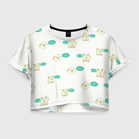 Женская футболка Crop-top 3D с принтом Чык-чырык , 100% полиэстер | круглая горловина, длина футболки до линии талии, рукава с отворотами | голоса | животных | звуки | республики беларусь | чык чырык