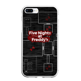 Чехол для iPhone 7Plus/8 Plus матовый с принтом Five Nights At Freddy , Силикон | Область печати: задняя сторона чехла, без боковых панелей | 5 ночей с фредди | five nights at freddys | fnaf | игра | игрок | книга | логотип | пиццерия | подарок | страшилка | схема | фнаф | фредди