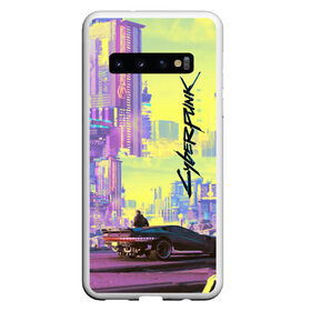 Чехол для Samsung Galaxy S10 с принтом Cyberpunk 2077 , Силикон | Область печати: задняя сторона чехла, без боковых панелей | Тематика изображения на принте: cd project red | cyberpunk 2077 | keanu reeves | samurai | игра | киану ривз | киберпанк 2077 | самураи