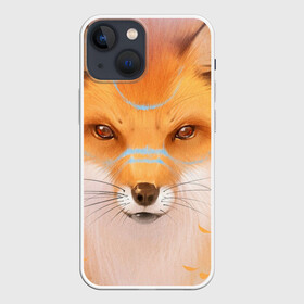 Чехол для iPhone 13 mini с принтом Лиса ,  |  | fox | foxy | животное | звери | лиса | лисенок | лисичка | милая | рыжая | фокс