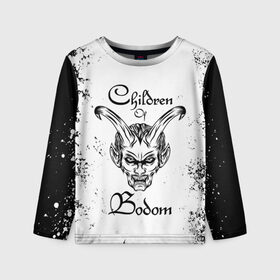 Детский лонгслив 3D с принтом Children of Bodom (Z) , 100% полиэстер | длинные рукава, круглый вырез горловины, полуприлегающий силуэт
 | century media | children bodom | children of bodom | fearless records | nuclear blast | spinefarm records | алекси лайхо | дети озера | дети озера бодом | дэниел фрэйберг | жнец | мрак | хенкка сеппяля | эспоо | янн