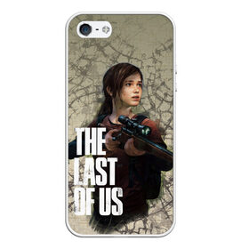 Чехол для iPhone 5/5S матовый с принтом The Last of us , Силикон | Область печати: задняя сторона чехла, без боковых панелей | the last of us | видеоигры | последний из нас | экшен | элли