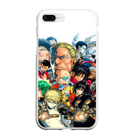 Чехол для iPhone 7Plus/8 Plus матовый с принтом One Punch Man , Силикон | Область печати: задняя сторона чехла, без боковых панелей | 