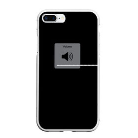 Чехол для iPhone 7Plus/8 Plus матовый с принтом VOLUME , Силикон | Область печати: задняя сторона чехла, без боковых панелей | iphone | music | song | айфон | буст | волуме | звук | музыка | мьюзик | на всю | настроение | прибавить | трек | тренд