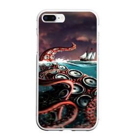 Чехол для iPhone 7Plus/8 Plus матовый с принтом Lovecraft , Силикон | Область печати: задняя сторона чехла, без боковых панелей | lovecraft | говард филлипс лавкрафт | ктулху | лавкрафт | филлипс лавкрафт