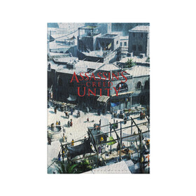 Обложка для паспорта матовая кожа с принтом Assassin’s Creed Unity , натуральная матовая кожа | размер 19,3 х 13,7 см; прозрачные пластиковые крепления | black flag | brotherhood | chronicles | creed | game | origins | revelations | rogue | syndicate | unity | valhalla | альтаир | ассасин | игры | кинжал | пираты