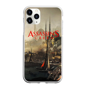 Чехол для iPhone 11 Pro Max матовый с принтом Assassin’s Creed , Силикон |  | Тематика изображения на принте: black flag | brotherhood | chronicles | creed | game | origins | revelations | rogue | syndicate | unity | valhalla | альтаир | ассасин | игры | кинжал | пираты