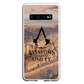 Чехол для Samsung Galaxy S10 с принтом Assassin’s Creed Unity , Силикон | Область печати: задняя сторона чехла, без боковых панелей | black flag | brotherhood | chronicles | creed | game | origins | revelations | rogue | syndicate | unity | valhalla | альтаир | ассасин | игры | кинжал | пираты