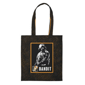 Шоппер 3D с принтом Bandit , 100% полиэстер | Плотность: 200 г/м2; Размер: 34×35 см; Высота лямок: 30 см | bandit | r6s | rainbow six siege | бандит | оперативник | персонаж