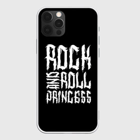 Чехол для iPhone 12 Pro Max с принтом Rock and Roll Princess , Силикон |  | family | family look | princess | rock | rock and roll | детские | для всей семьи | семейные | семья | фэмили лук