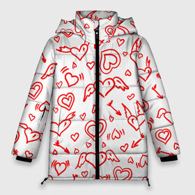 Женская зимняя куртка 3D с принтом Love flight , верх — 100% полиэстер; подкладка — 100% полиэстер; утеплитель — 100% полиэстер | длина ниже бедра, силуэт Оверсайз. Есть воротник-стойка, отстегивающийся капюшон и ветрозащитная планка. 

Боковые карманы с листочкой на кнопках и внутренний карман на молнии | heart | love | ангел | бабушка | валентинки | влюбленным | девушке | день рождения | дочь | жена | крылья | лучшая | любимая | люблю | любовь | мама | молодожены | нежные | подарок | подруга | свадьба