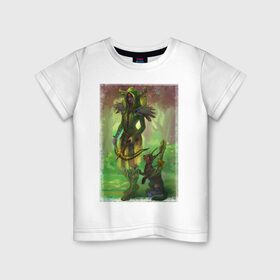 Детская футболка хлопок с принтом Forest Guardian , 100% хлопок | круглый вырез горловины, полуприлегающий силуэт, длина до линии бедер | crossbow | fantasy | арбалет | персонаж | фэнтези