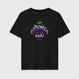 Женская футболка хлопок Oversize с принтом Phonk Culture , 100% хлопок | свободный крой, круглый ворот, спущенный рукав, длина до линии бедер
 | phonk | линии | музыка | рэп | фонк