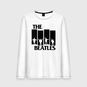 Мужской лонгслив хлопок с принтом The Beatles , 100% хлопок |  | великобритания | джон леннон | классика | легенды | музыка | пол маккартни | рок | рок группа