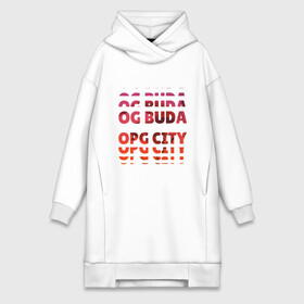 Платье-худи хлопок с принтом OG Buda OPG City Strobe Effect ,  |  | buda | budek | city | gang | hip hop | lil buda | merch | music | og buda merch | og buda мерч | opg | банда | буда | григорий | диибо | лил буда | лого | ляхов | мерч | музыка | о джи | оджи | опг | реп | рэп | сити | стробоскоп | строуб | тек