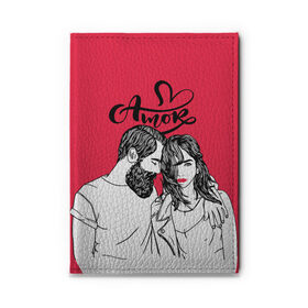 Обложка для автодокументов с принтом Amor , натуральная кожа |  размер 19,9*13 см; внутри 4 больших “конверта” для документов и один маленький отдел — туда идеально встанут права | Тематика изображения на принте: 14 февряля | amor | kiss | love | love you | my love | valentine | валентин | люблю | любовь | отношения | пара | поцелуй | я люблю