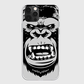Чехол для iPhone 12 Pro Max с принтом animal crunch , Силикон |  | angry | animal | power | горилла | животное | злой | спорт
