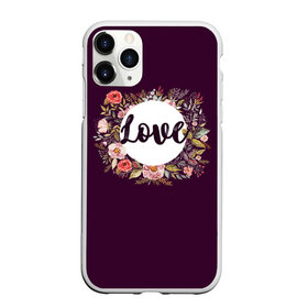 Чехол для iPhone 11 Pro Max матовый с принтом Love , Силикон |  | 14 февряля | amor | kiss | love | love you | my love | valentine | валентин | люблю | любовь | отношения | пара | поцелуй | я люблю
