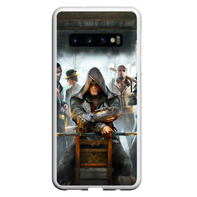 Чехол для Samsung Galaxy S10 с принтом Assassin’s Creed Syndicate , Силикон | Область печати: задняя сторона чехла, без боковых панелей | black flag | brotherhood | chronicles | creed | game | origins | revelations | rogue | syndicate | unity | valhalla | альтаир | ассасин | игры | кинжал | пираты