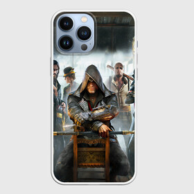 Чехол для iPhone 13 Pro Max с принтом Assassin’s Creed Syndicate ,  |  | black flag | brotherhood | chronicles | creed | game | origins | revelations | rogue | syndicate | unity | valhalla | альтаир | ассасин | игры | кинжал | пираты