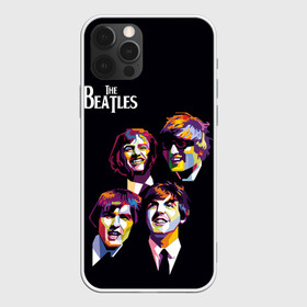 Чехол для iPhone 12 Pro с принтом The Beatles , силикон | область печати: задняя сторона чехла, без боковых панелей | the beatles | великобритания | джон леннон | классика | легенды | музыка | пол маккартни | рок | рок группа