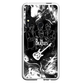 Чехол для Honor P Smart Z с принтом The Beatles , Силикон | Область печати: задняя сторона чехла, без боковых панелей | Тематика изображения на принте: beatles | music | retro | rock | битлз | гитара | джон леннон | джордж харрисон | дым | логотипы групп | музыка | песни | пол маккартини | ретро | ринго старр | рок группа | рокерские | старый рок | черно белый