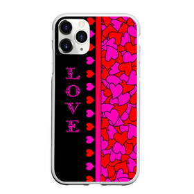 Чехол для iPhone 11 Pro Max матовый с принтом LOVE , Силикон |  | 8 марта | heart | love you | valentines day | валентинка | влюбленным | девушке | день рождения | жена | женщинам | лучшая | любимая | люблю | любовь | молодоженам | подарок | поздравление | праздник | самая | свадьба