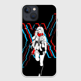 Чехол для iPhone 13 с принтом Любимый во Франксе: XX ,  |  | 002 | 02 | darling in the franxx | zero two | zero two and hiro | аска | ева | любимый во франксе | милый во франксе | ноль два | рей | синдзи | франкс | хиро