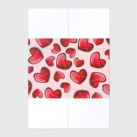 Магнитный плакат 2Х3 с принтом Узор Сердечки для влюбленных , Полимерный материал с магнитным слоем | 6 деталей размером 9*9 см | Тематика изображения на принте: 14 февраля | влюбленным | день святого валентина | красные | любовь | парные | подарок | сердечки | узор