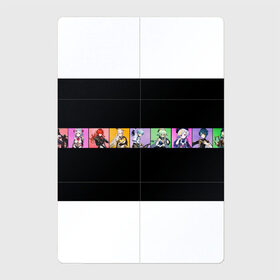 Магнитный плакат 2Х3 с принтом Genshin Impact - Полоса , Полимерный материал с магнитным слоем | 6 деталей размером 9*9 см | genshin impact | анимэ | все персонажи | геншин | герои genshin | игра | квадраты | компьютерная | магический | персонаж | подарок | черный