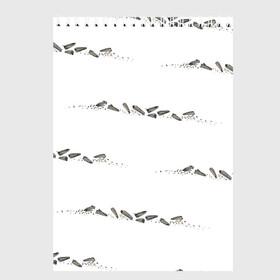 Скетчбук с принтом Семечки , 100% бумага
 | 48 листов, плотность листов — 100 г/м2, плотность картонной обложки — 250 г/м2. Листы скреплены сверху удобной пружинной спиралью | Тематика изображения на принте: seed | ерунда | мелочь | семечки