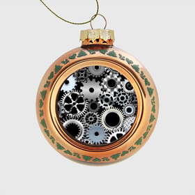 Стеклянный ёлочный шар с принтом ЧАСОВОЙ МЕХАНИЗМ , Стекло | Диаметр: 80 мм | Тематика изображения на принте: clock | iron | stimpank | time | watch | времяя | железо | зубцы | колеса | механизм | сталь | стимпанк | часы | шестеренки