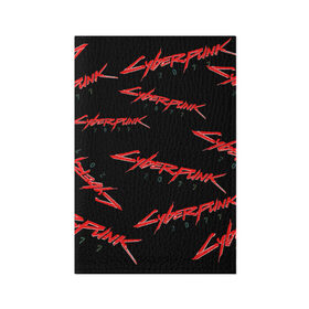 Обложка для паспорта матовая кожа с принтом Cyberpunk 2077 red , натуральная матовая кожа | размер 19,3 х 13,7 см; прозрачные пластиковые крепления | 2077 | cyber punk 2077 | cyberpunk | cyberpunk2077art | red | samurai | киберпанк | красный 2077