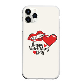 Чехол для iPhone 11 Pro матовый с принтом Happy Valentines Day , Силикон |  | 14 февраля | love | valentines day | амур | валентинка | вторая половинка | день всех влюбленных | купидон | любовь | отношения | подарок любви | поцелуй | праздник любви | романтика | свидание | сердечки