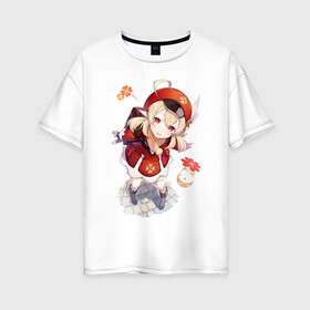 Женская футболка хлопок Oversize с принтом Милая Кли , 100% хлопок | свободный крой, круглый ворот, спущенный рукав, длина до линии бедер
 | арт | бомба | бомбочки | зайчик | зайчики | заяц | кли | кролик | кролики | рисунок