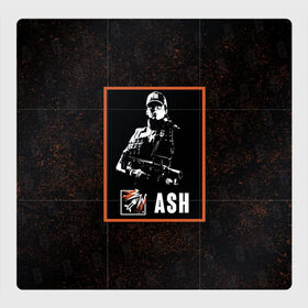 Магнитный плакат 3Х3 с принтом Ash , Полимерный материал с магнитным слоем | 9 деталей размером 9*9 см | ash | r6s | rainbow six siege | оперативник | персонаж | эш