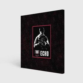 Холст квадратный с принтом Echo , 100% ПВХ |  | echo | r6s | rainbow six siege | оперативник | персонаж | эхо