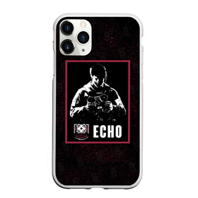 Чехол для iPhone 11 Pro матовый с принтом Echo , Силикон |  | echo | r6s | rainbow six siege | оперативник | персонаж | эхо