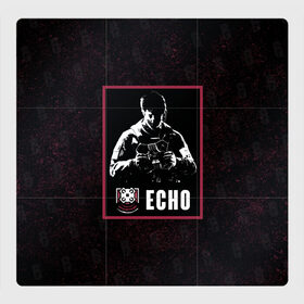 Магнитный плакат 3Х3 с принтом Echo , Полимерный материал с магнитным слоем | 9 деталей размером 9*9 см | echo | r6s | rainbow six siege | оперативник | персонаж | эхо
