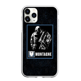 Чехол для iPhone 11 Pro матовый с принтом Montagne , Силикон |  | montagne | r6s | rainbow six siege | монтажник | монтанье | оперативник | персонаж